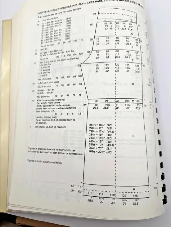 Singer Knitting Machine Ribber SRP-50 Instruction Manual + Part 2 Pattern Book - Picture 5 of 7